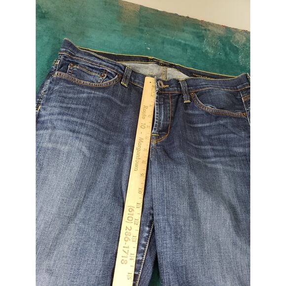 Lucky Brand Jeans Size 14 Womens Blue Stretch Pant Mid Rise Sweet and Straight - Picture 7 of 13